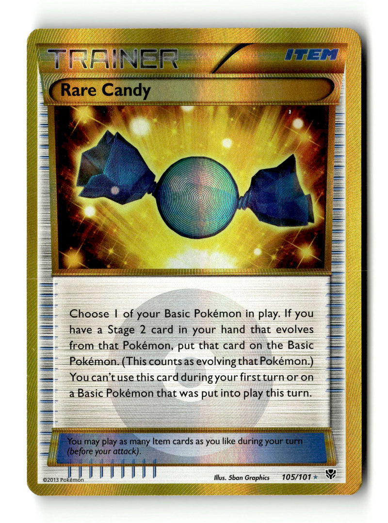Rare Candy (105 Secret Rare) 105/101 Holofoil [BW: Plasma Blast] (TGS00681) (Scan)