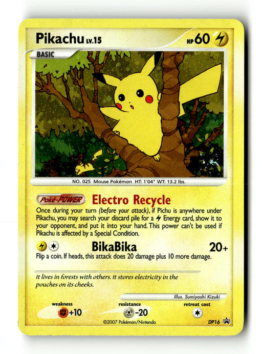 Pikachu - DP16 () Holofoil [Promos: Countdown Calendar Promos] (TGS00683) (Scan) High End Pokemon Single Pokémon