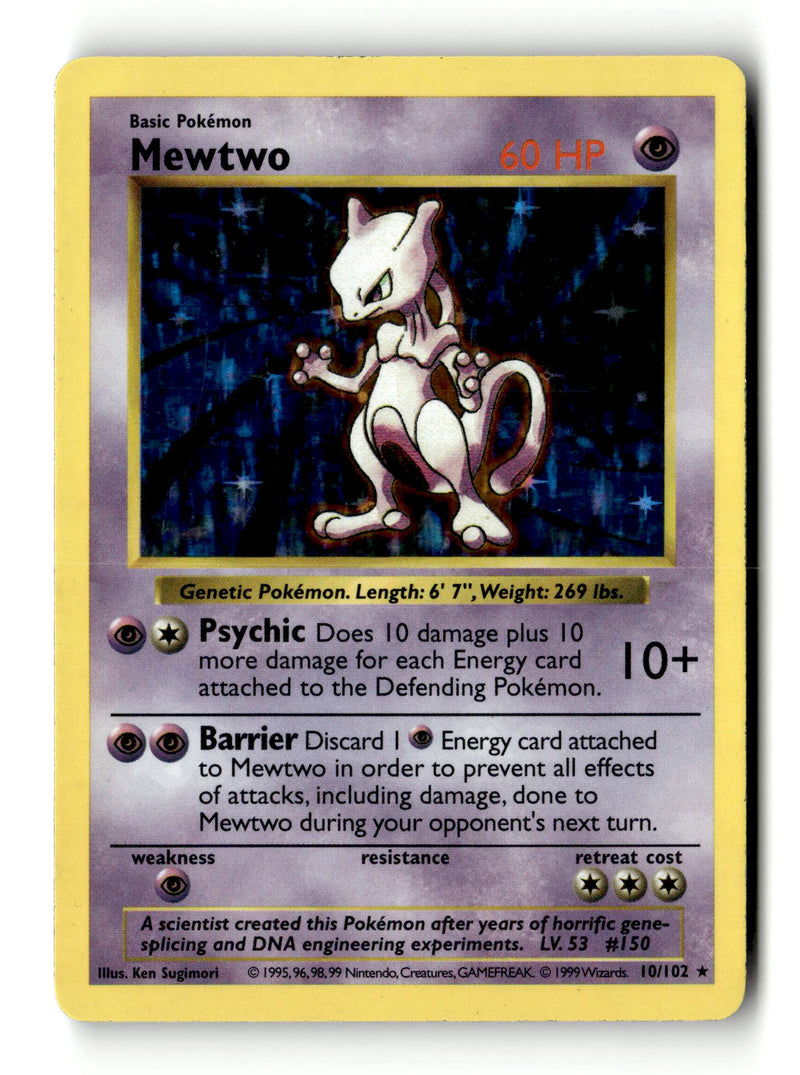 Mewtwo () Unlimited Holofoil [Vintage: Base Set Shadowless] (TGS00691) (Scan)