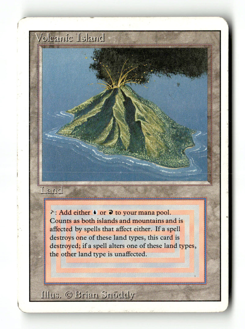 Volcanic Island (3ED-291) [Revised Edition] (TGS00692) (Scan)