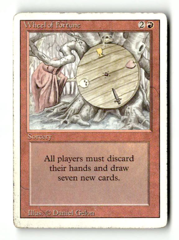 Wheel of Fortune (3ED-185) [Revised Edition] (TGS00491) (Scan) High End MTG Single Wizards of the Coast