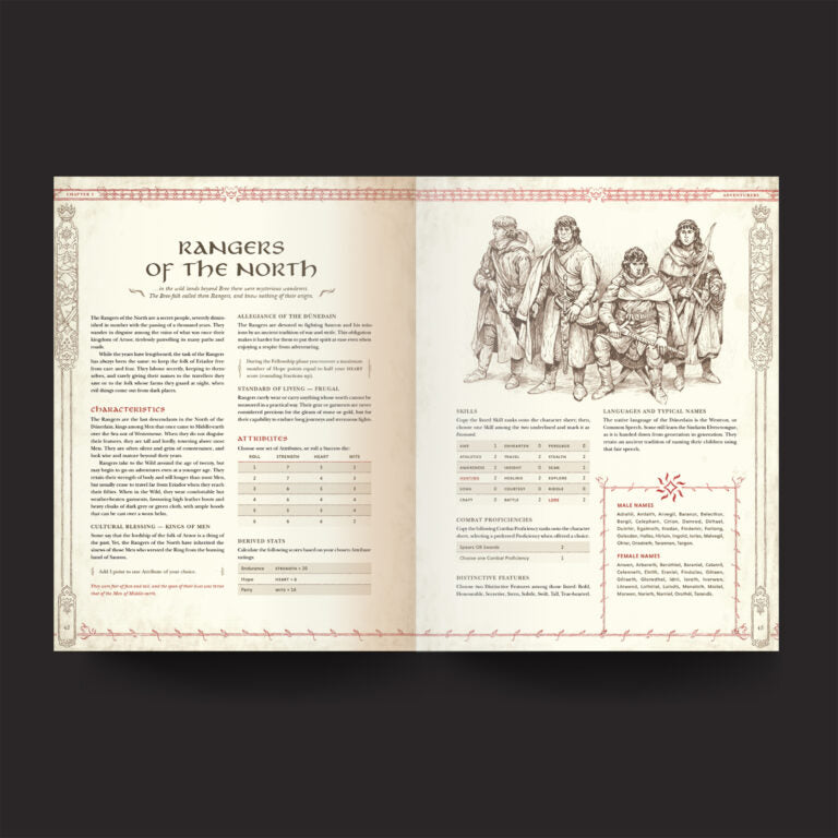 The One Ring RPG: Core Rulebook Tabletop RPGs Free League