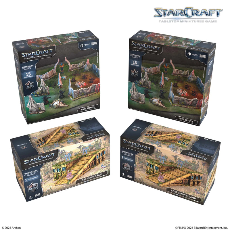 [PREORDER] StarCraft: Tabletop Miniatures Game - Lost Temple Terrain Expansion Set Bundle StarCraft: Tabletop Miniatures Game Archon Studio