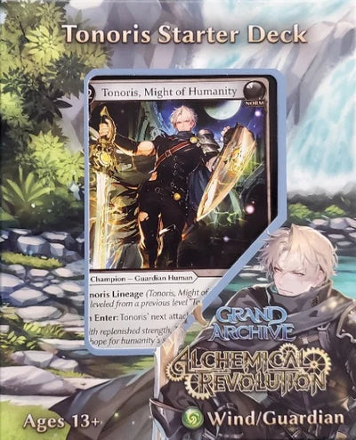 Grand Archive: Alchemical Revolution Starter Deck - Tonoris Grand Archive Sealed Weebs of the Shore   