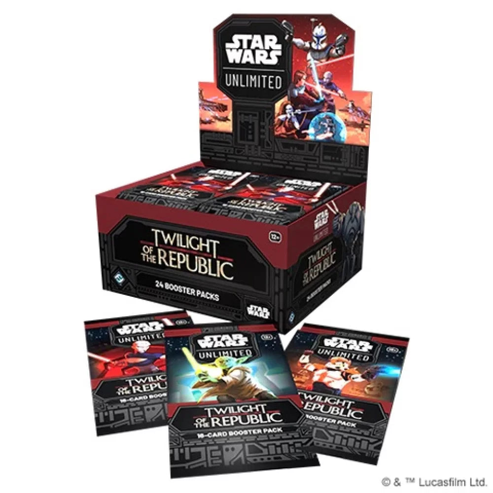 Star Wars: Unlimited Twilight Of The Republic - Draft Booster Box Star Wars Unlimited Sealed Fantasy Flight Games   