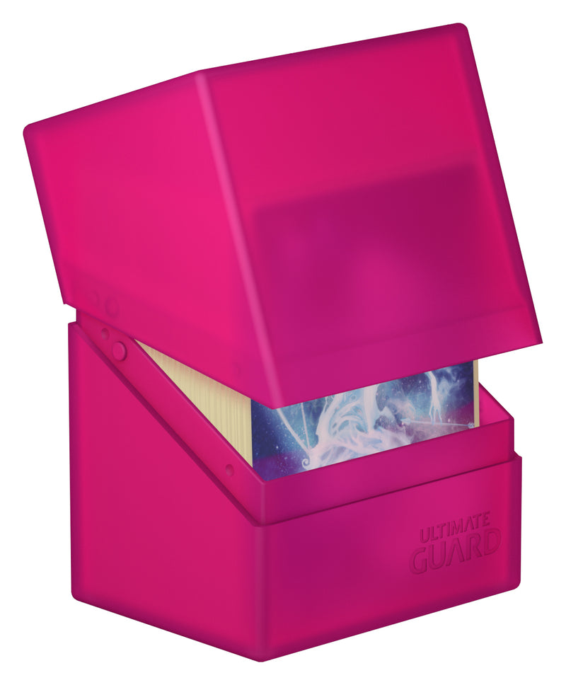 Ultimate Guard: Boulder 80+ - Rhodonite (Pink) Deck Boxes & Storage Ultimate Guard