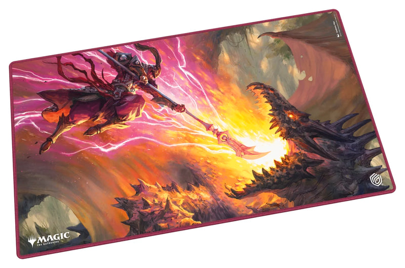 Ultimate Guard: Stitched Playmat - "Worthy Cost" MTG Tarkir Dragonstorm Playmats Ultimate Guard