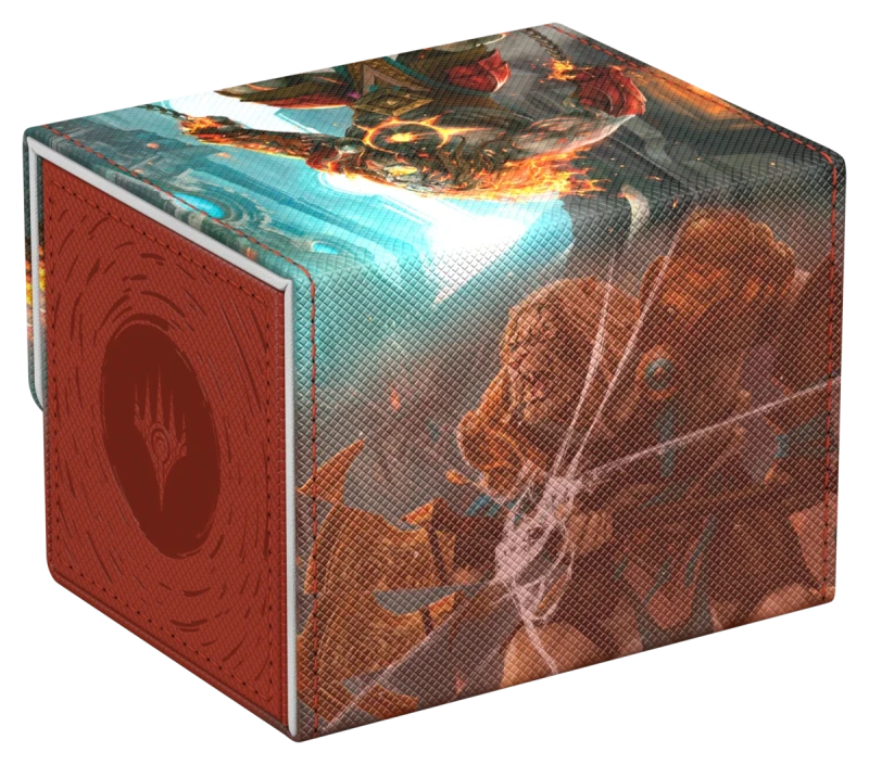 Ultimate Guard: Sidewinder 100+ - "Ajani, Path of Vengeance" MTG Reality Fracture Deck Boxes & Storage Ultimate Guard