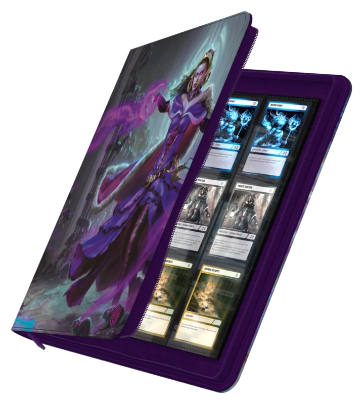 Ultimate Guard: 12-Pocket Zipfolio 480 - "Liliana the Faultless/Liliana the Repentant" MTG Reality Fracture Binders & Pages Ultimate Guard