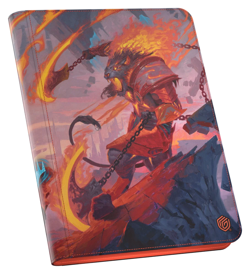 Ultimate Guard: 12-Pocket Zipfolio 360 - "Ajani Resolute/Ajani Unrelenting" MTG Reality Fracture Binders & Pages Ultimate Guard