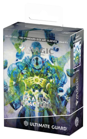 Ultimate Guard: Art Sleeves - "Avatar of Burgeoning Echoes" MTG Reality Fracture 100Ct Card Sleeves Ultimate Guard