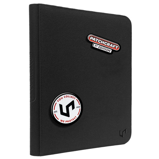 Ultra Pro: 9-Pocket Zippered Pro Binder Patchcraft - Black Binders & Pages Ultra Pro