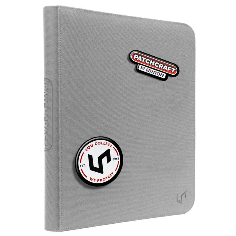 Ultra Pro: 9-Pocket Zippered Pro Binder Patchcraft - Grey