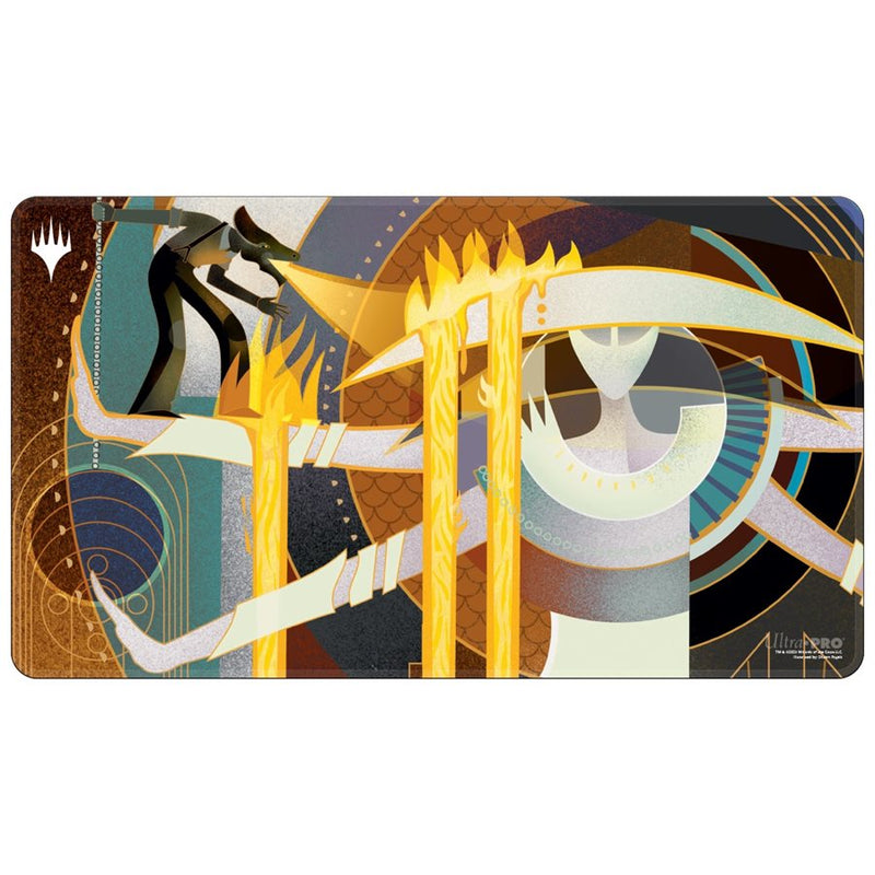 Ultra Pro: Stitched Playmat - "Rebuild the City (Showcase)" MTG March of the Machine Playmats Ultra Pro