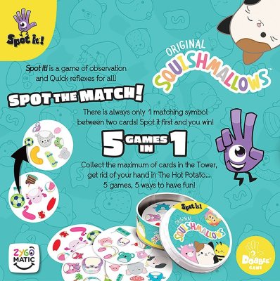 Spot It! Squishmallow Board Games Asmodee   