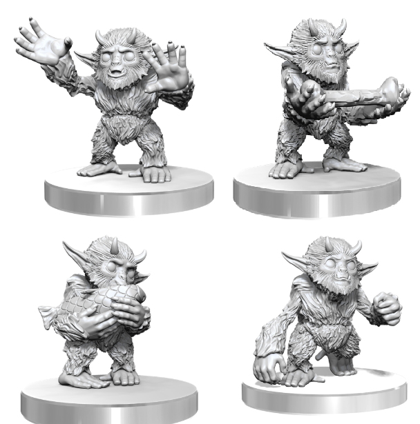D&D Nolzur's Marvelous Miniatures: W26 Yeti Tykes Unpainted Miniatures WizKids