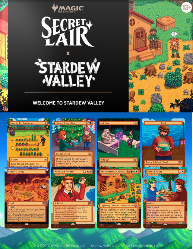 Secret Lair x Stardew Valley: Welcome to Stardew Valley (Non-Foil Edition)
