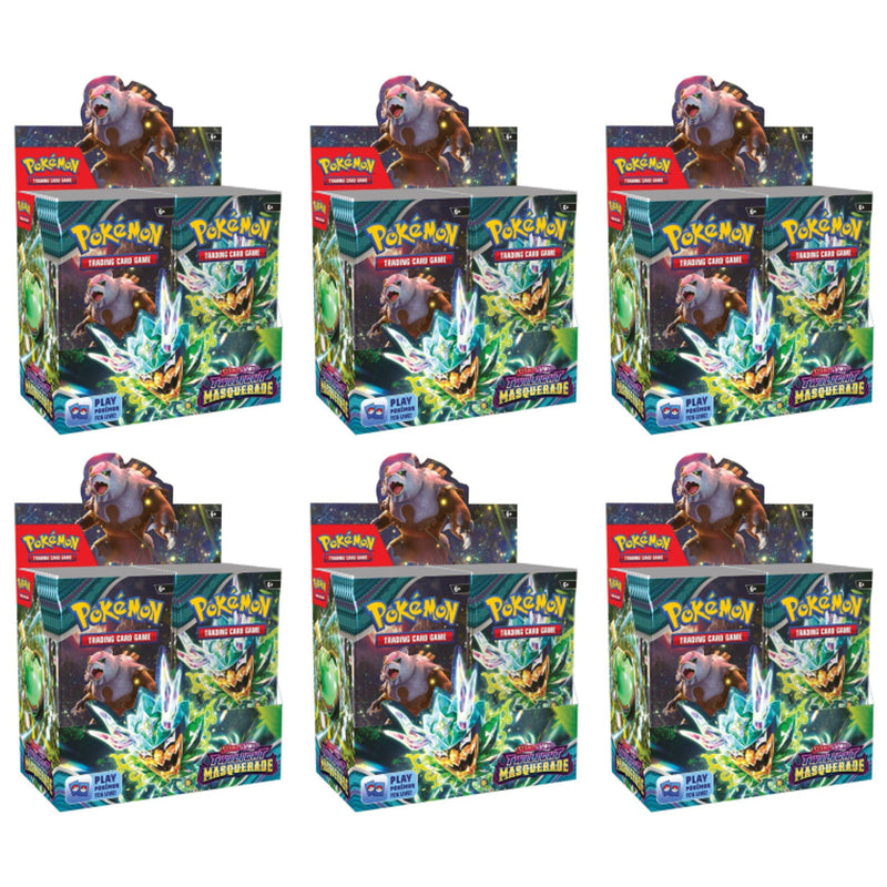 Pokémon Scarlet & Violet: Twilight Masquerade - Booster Box Case (6) (Release Date: May 20)