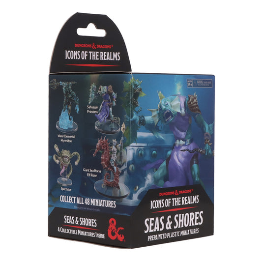 D&D Icons Of The Realms: Seas & Shores Booster RPG Miniatures WizKids   