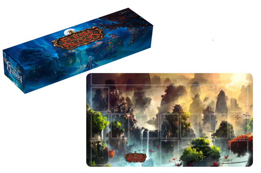 Flesh and Blood Part the Mistveil - Collection Box (Empty) & Misteria Hanging Village Playmat Flesh And Blood Sealed Flesh And Blood