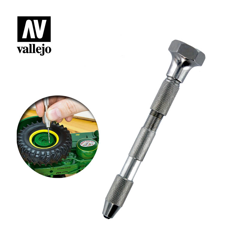 Vallejo: T09001 Spin Top Pin Vice Model Tools & Glue Vallejo