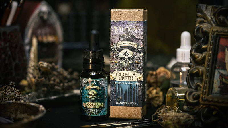 Villainy Ink: Enamel Washes - Coelia Green 30ml Model Paints Runeforge Distribution