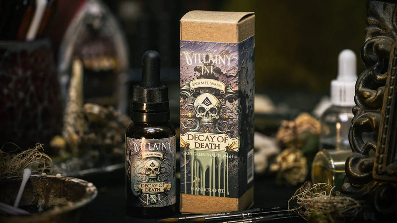 Villainy Ink: Enamel Washes - Decay of Death 30ml Model Paints Runeforge Distribution