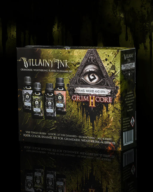 Villainy Ink: Enamel Washes - Grim Core Set 2 Model Paints Runeforge Distribution
