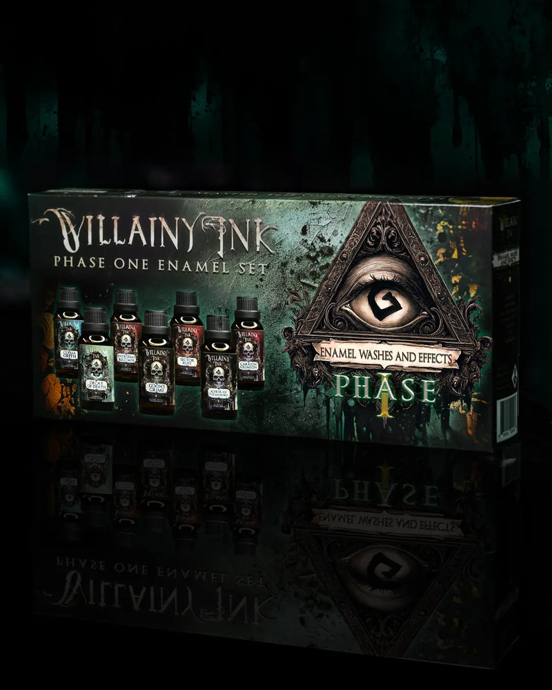Villainy Ink: Enamel Washes - Phase 1 Starter Set Model Paints Runeforge Distribution