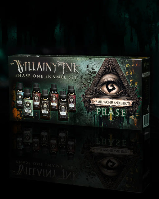 Villainy Ink: Enamel Washes - Phase 1 Starter Set Model Paints Runeforge Distribution