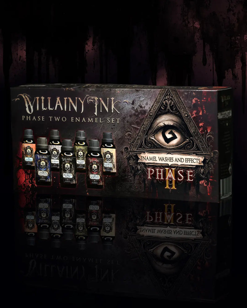 Villainy Ink: Enamel Washes - Phase 2 Starter Set Model Paints Runeforge Distribution