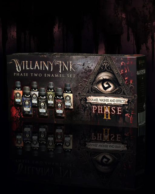 Villainy Ink: Enamel Washes - Phase 2 Starter Set Model Paints Runeforge Distribution