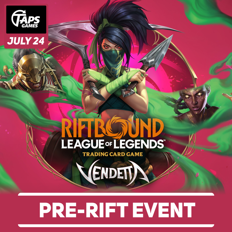 Riftbound Vendetta Pre-Rift Event [Sealed] (Friday, July 24 @ 1pm)