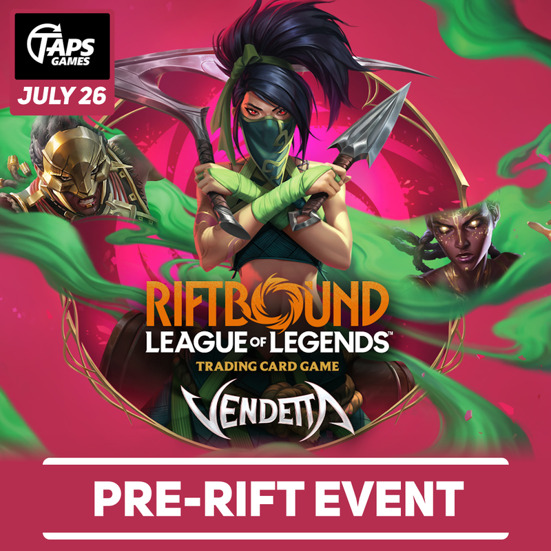 Riftbound Vendetta Pre-Rift Event [Sealed] (Sunday, July 26 @ 11am)