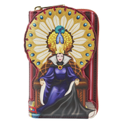 Loungefly: Disney Snow White Evil Queen Throne Zip Wallet Apparel & Merchandise Loungefly   