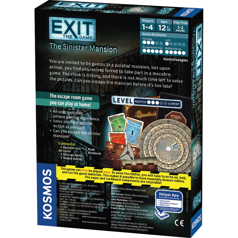 Exit: The Sinister Mansion (2018)