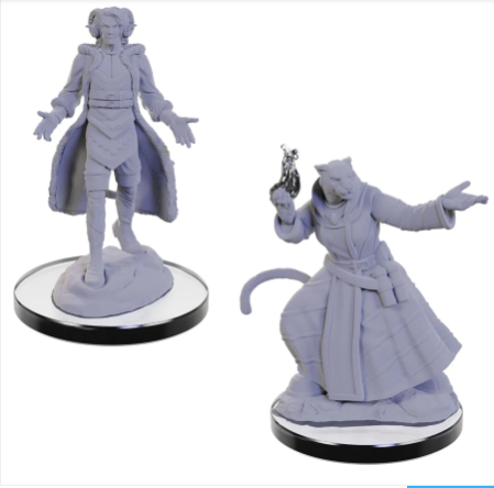 Critical Role Unpainted Minis: W5 Lucien Tavelle & Cree Deeproots Unpainted Miniatures WizKids