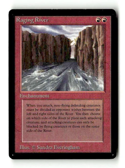 Raging River (LEB-169) [Oldschool] [Limited Edition Beta] - Scan (WM-07) High End MTG Single Wizards of the Coast