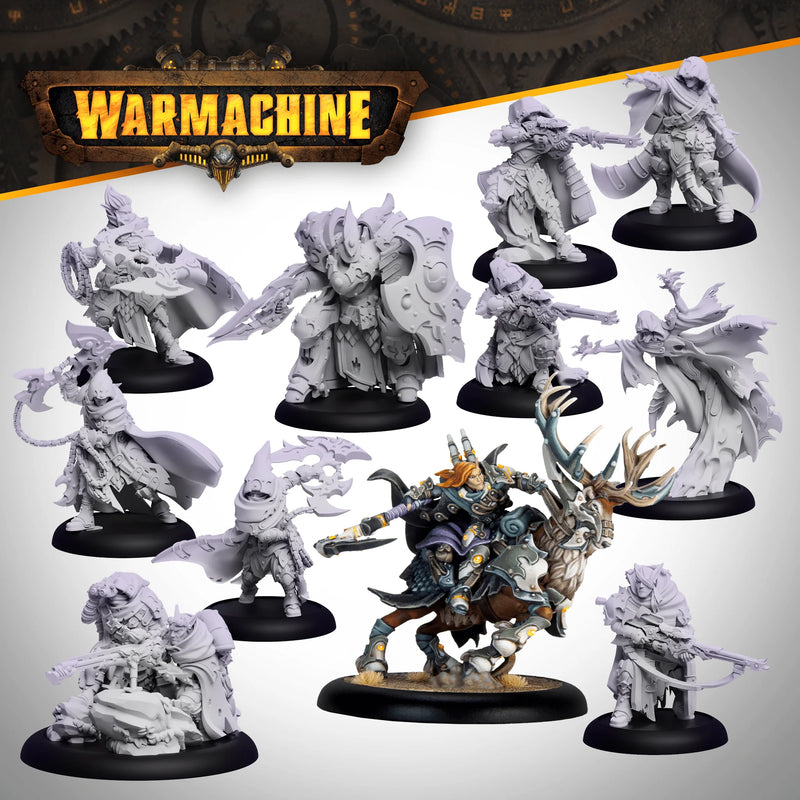 Warmachine: Dusk House Kallyss Command Starter Warmachine Steamforged Games