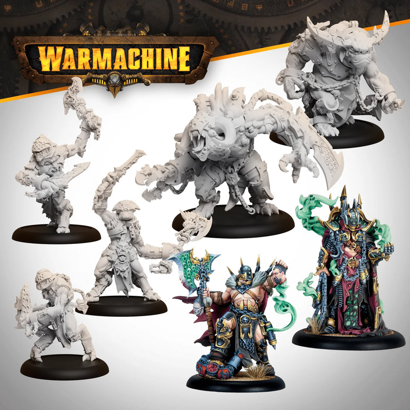 Warmachine: Orgoth Sea Raiders Command Starter Warmachine Steamforged Games