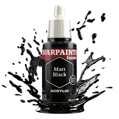 The Army Painter: Warpaints Fanatic Matt Black Model Paints Army Painter