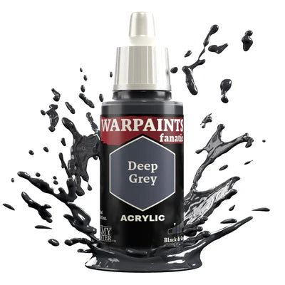 The Army Painter: Warpaints Fanatic Deep Grey Model Paints Army Painter