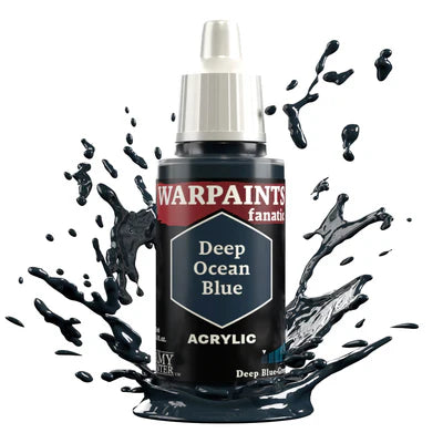 The Army Painter: Warpaints Fanatic Deep Ocean Blue Model Paints Army Painter