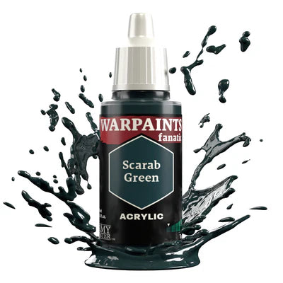 The Army Painter: Warpaints Fanatic Scarab Green Model Paints Army Painter