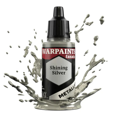 The Army Painter: Warpaints Fanatic Metallics Shining Silver Model Paints Army Painter