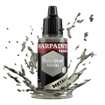 The Army Painter: Warpaints Fanatic Metallics Plate Mail Metal Model Paints Army Painter