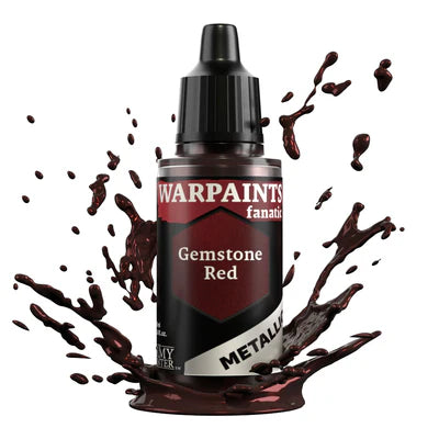 The Army Painter: Warpaints Fanatic Metallics Gemstone Red Model Paints Army Painter