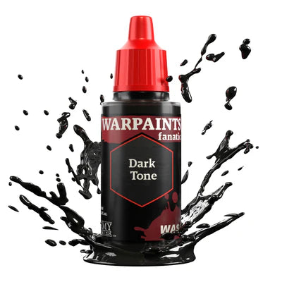 The Army Painter: Warpaints Fanatic Wash Dark Tone Model Paints Army Painter