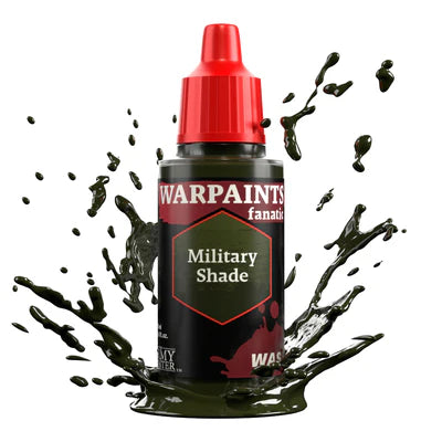 The Army Painter: Warpaints Fanatic Wash Military Shade Model Paints Army Painter