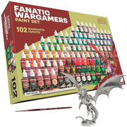 The Army Painter: Warpaints Fanatic Wargamers Paint Set (102) Model Paints Army Painter